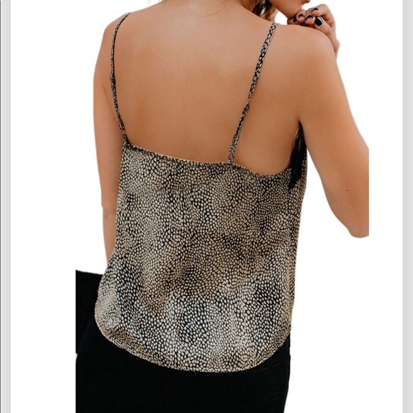 🔥HOTTT🔥Leopard Print Lace Cami Casual Lace Tank Top Medium NWT - Picture 2 of 9